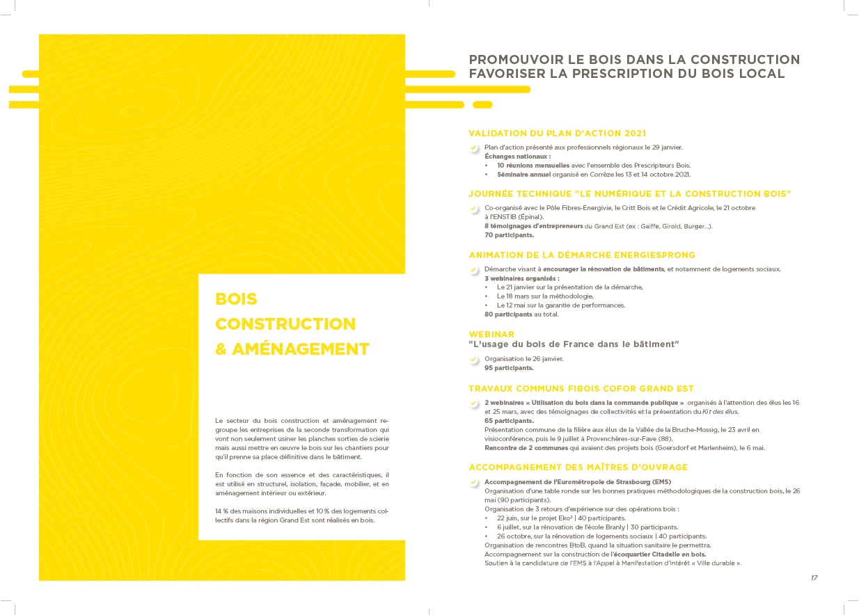 Studio 5LBS - Création graphiques & sites internet | Nancy - Fibois Grand Est (rapport d'activités) - Planche 2