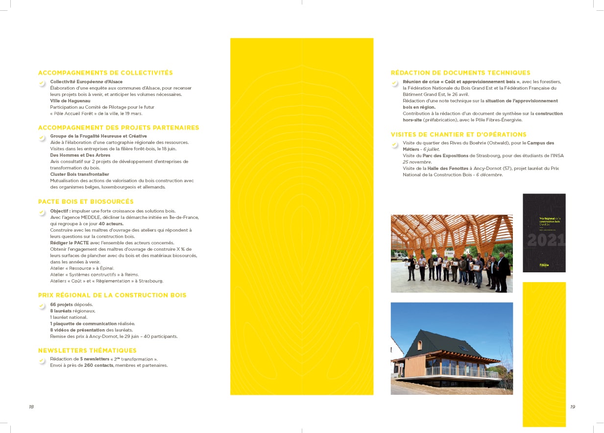 Studio 5LBS - Création graphiques & sites internet | Nancy - Fibois Grand Est (rapport d'activités) - Planche 3